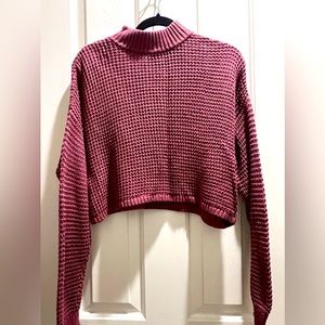 Hollister women’s crop sweater small